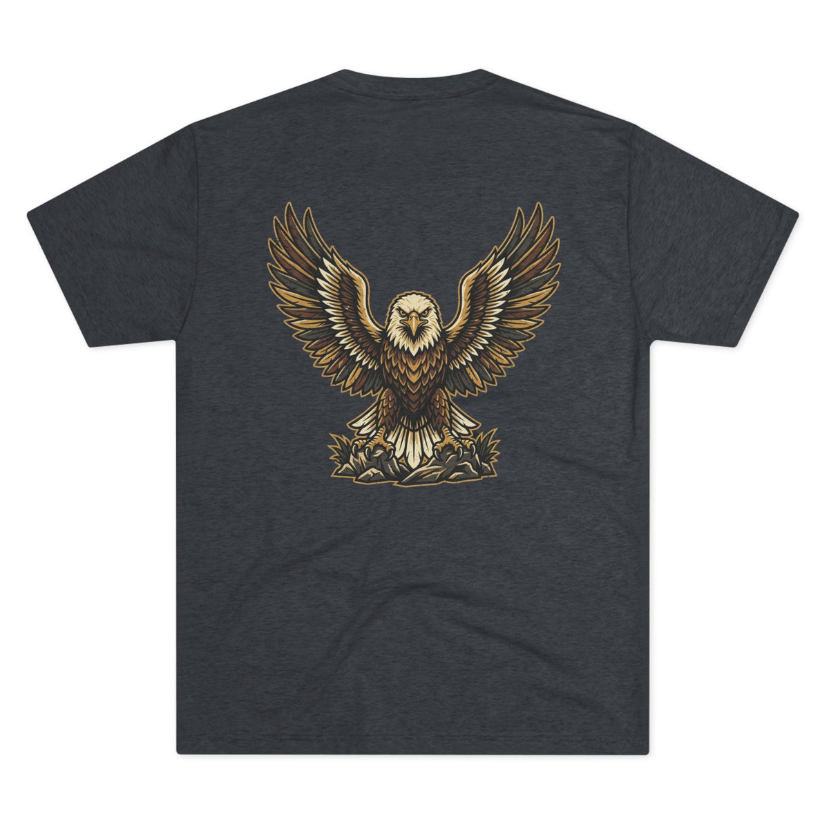 Vintage Eagle Graphic Tee — Bold Flying Eagle Illustration T-Shirt