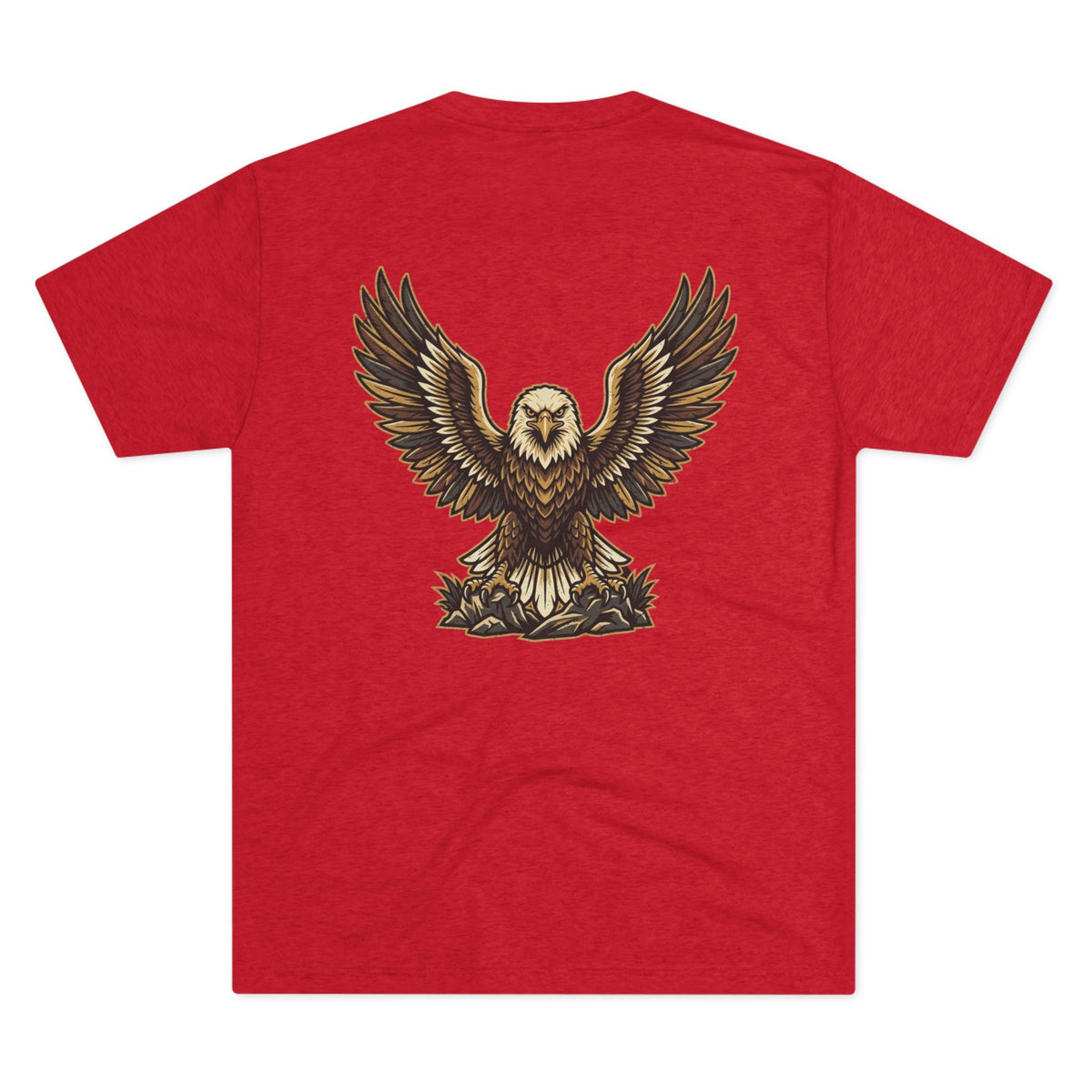 Vintage Eagle Graphic Tee — Bold Flying Eagle Illustration T-Shirt