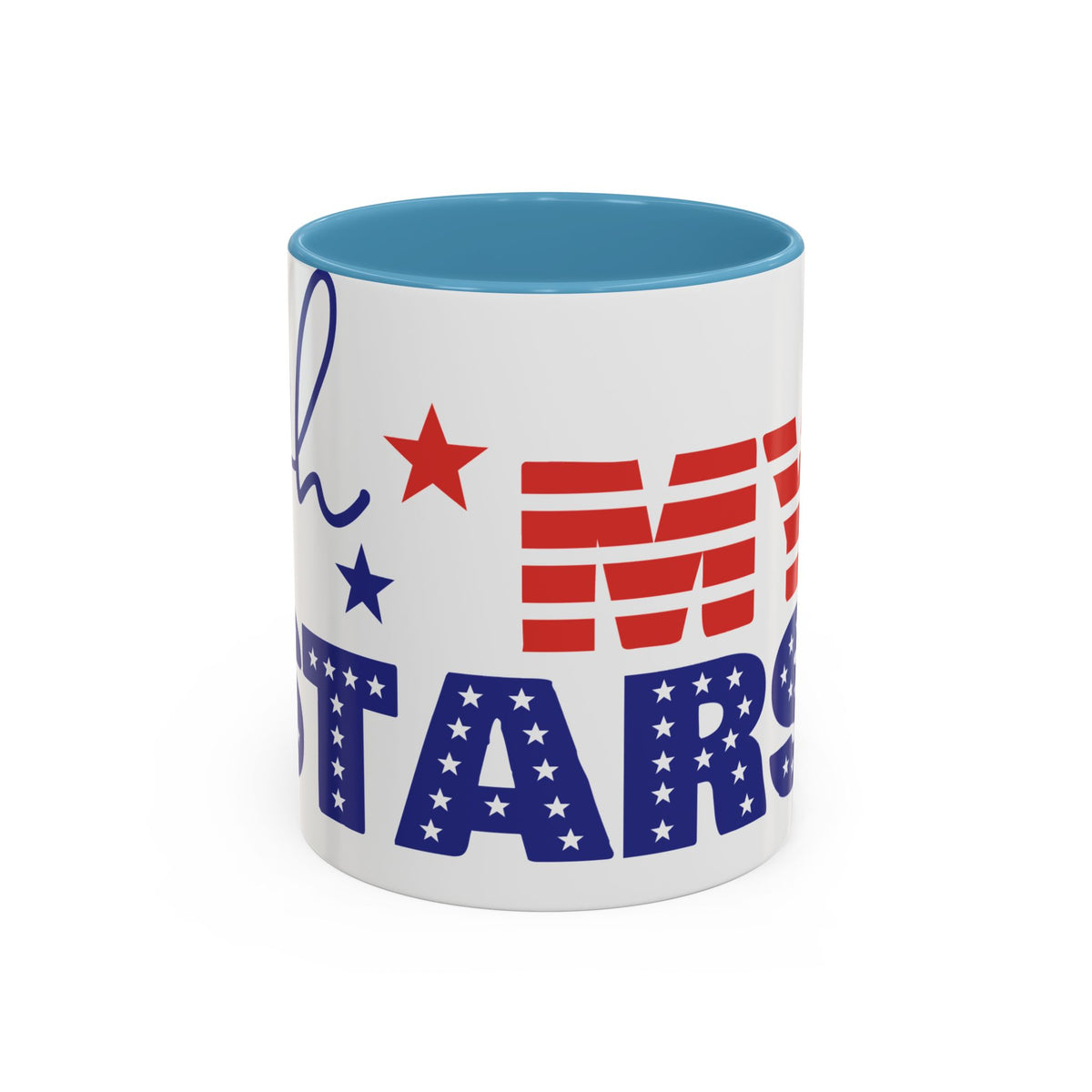 Coffee Mug - My Patriots Stars & Stripes Accent Mug (11/15oz)