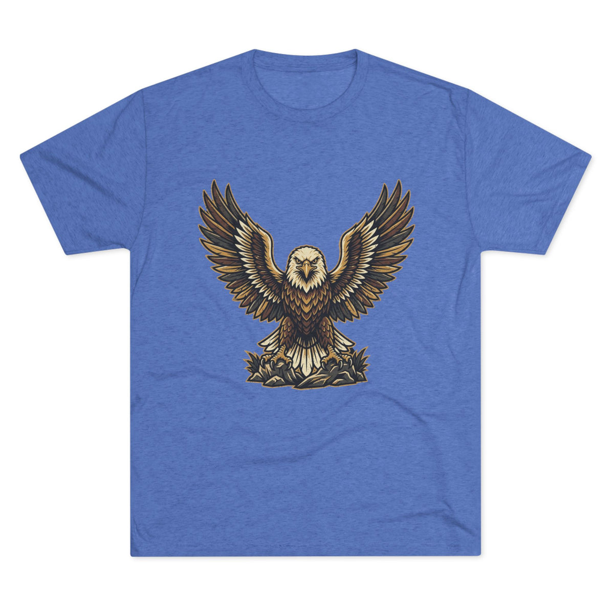 Vintage Eagle Graphic Tee — Bold Flying Eagle Illustration T-Shirt