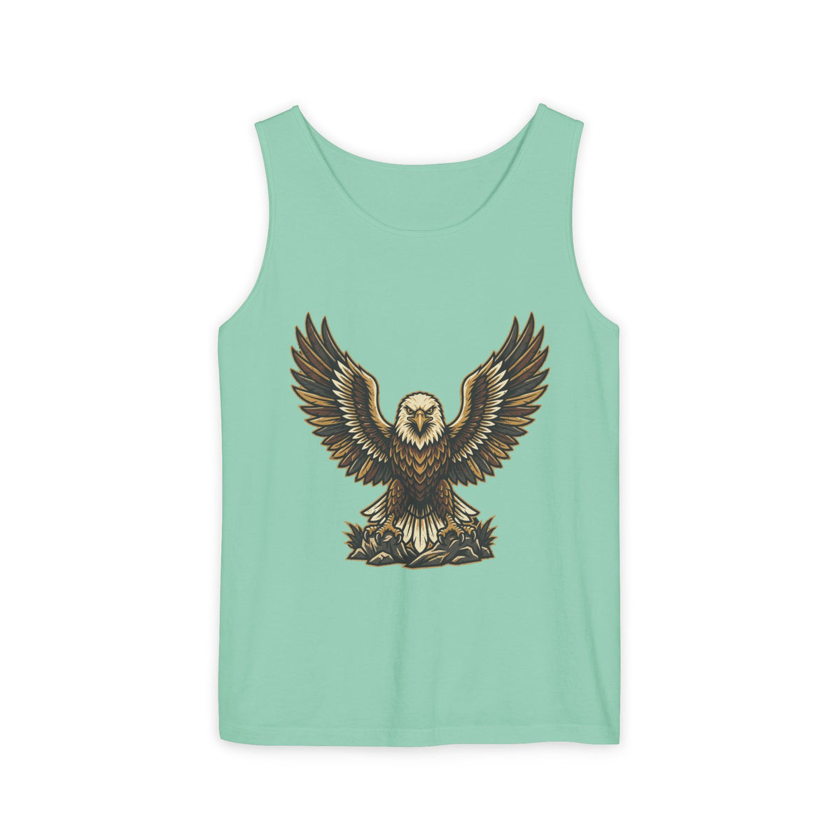 Eagle Wings Tank Top — Vintage Flying Eagle Graphic