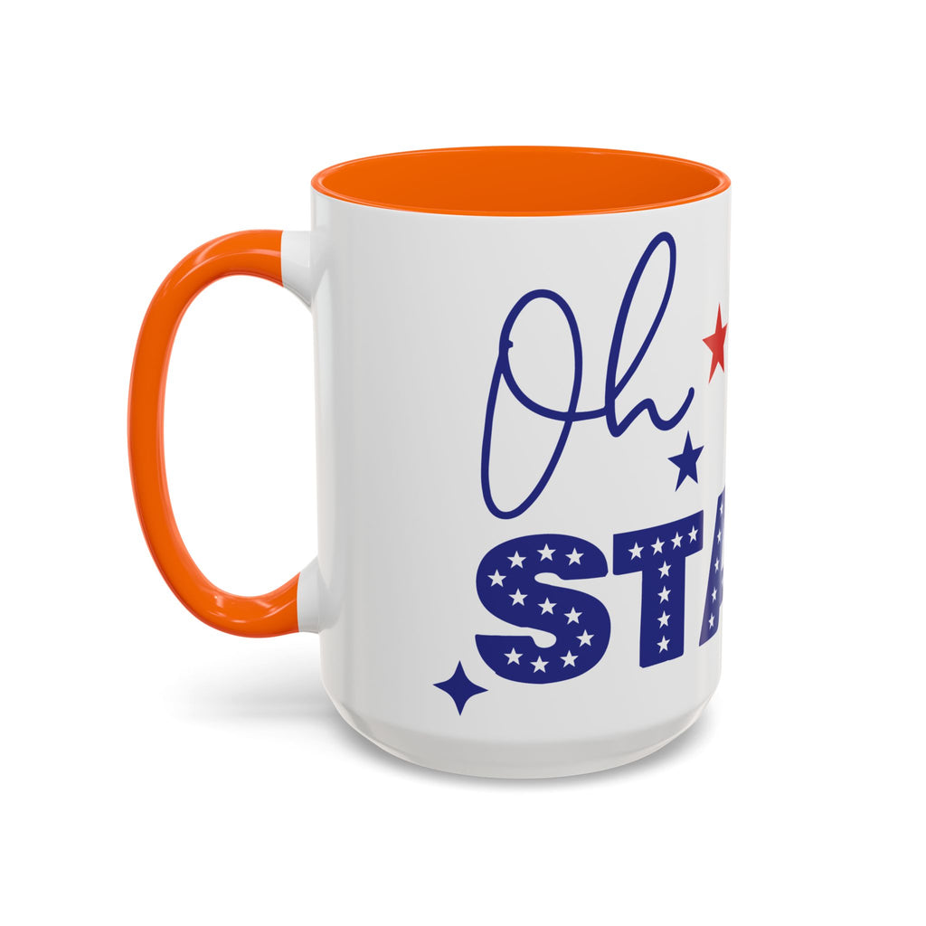 Coffee Mug - My Patriots Stars & Stripes Accent Mug (11/15oz)