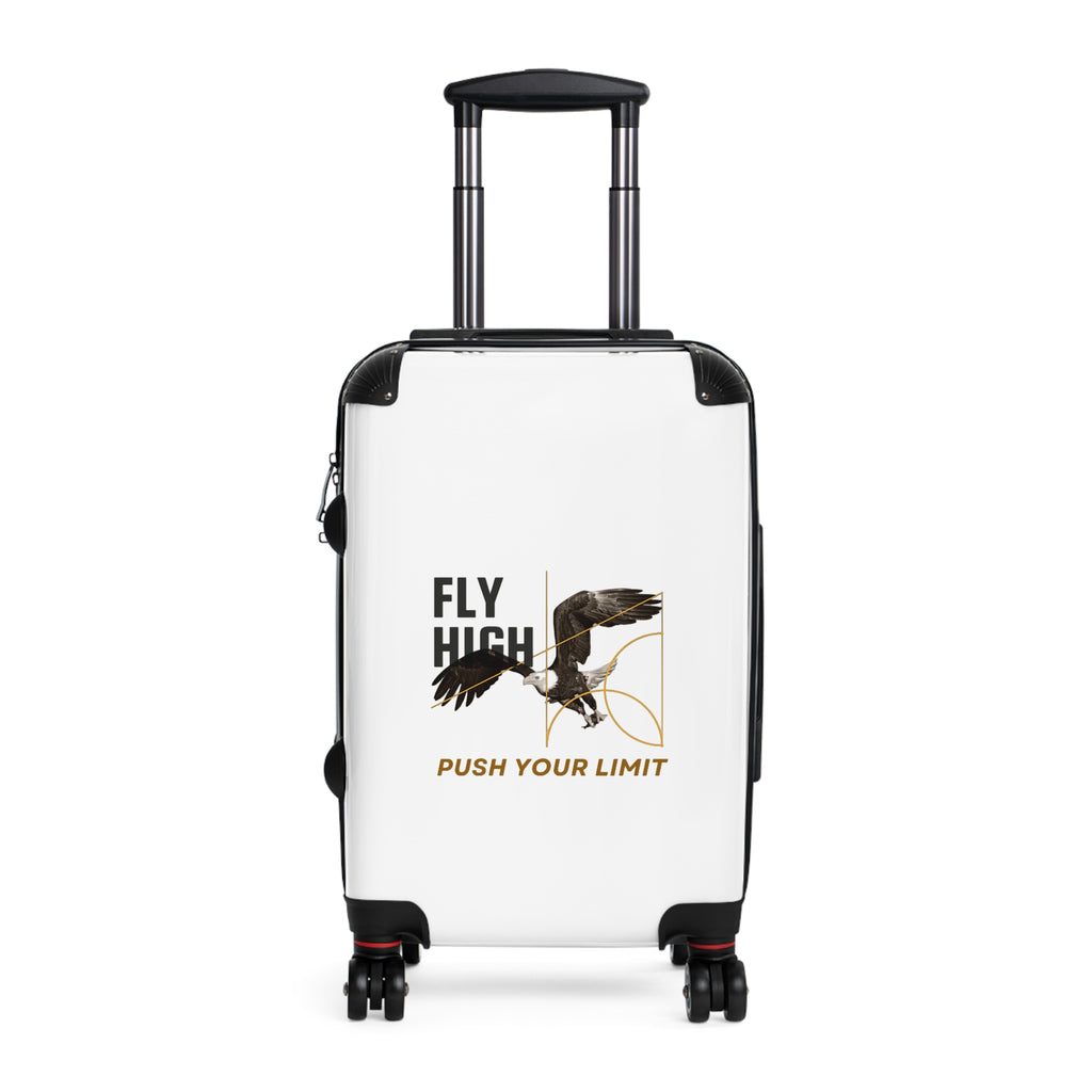 Suitcase - 'Push Your Limit' Eagle Travel Carry-On | Inspirational Adventure Luggage