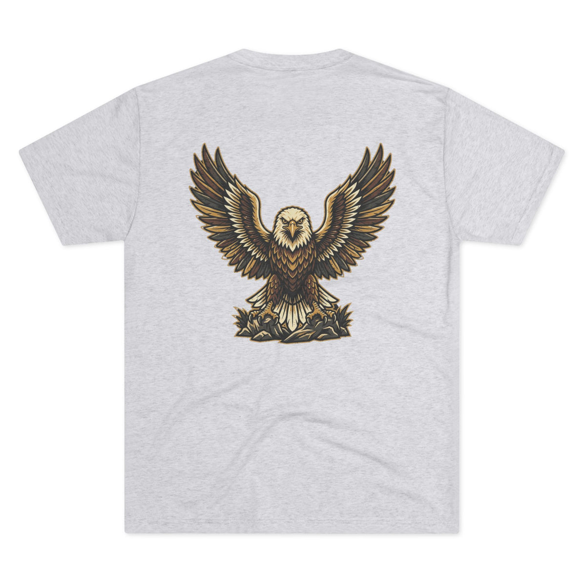 Vintage Eagle Graphic Tee — Bold Flying Eagle Illustration T-Shirt