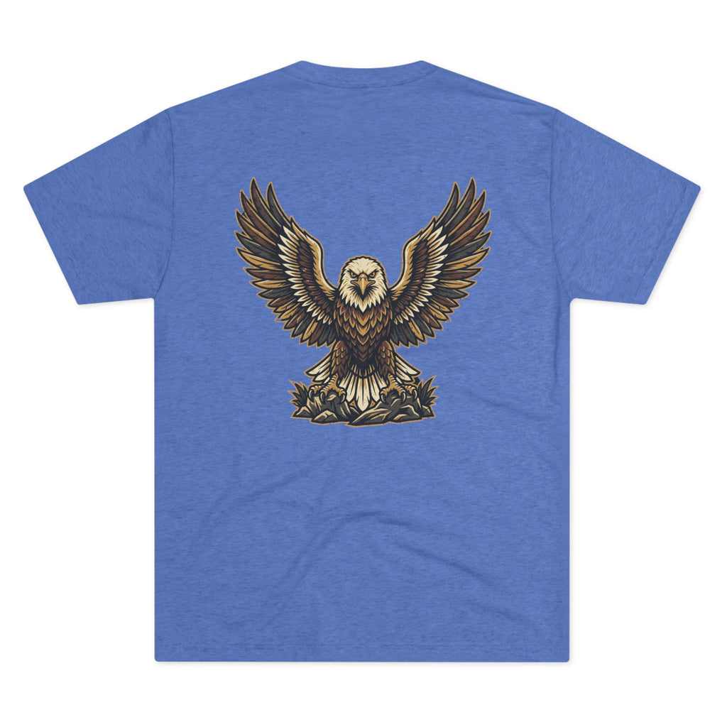 Vintage Eagle Graphic Tee — Bold Flying Eagle Illustration T-Shirt