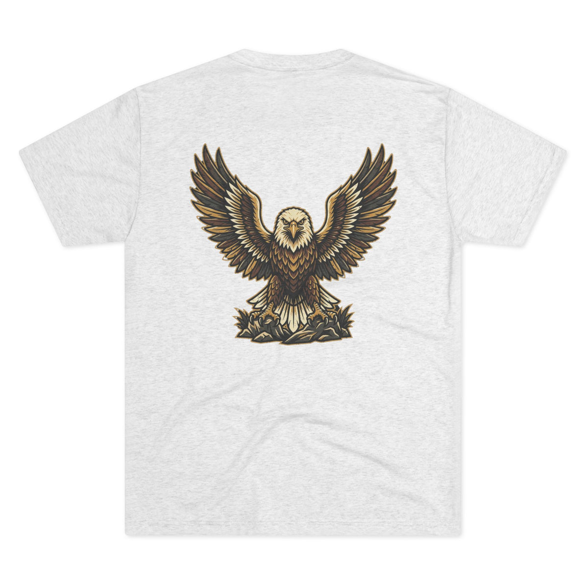 Vintage Eagle Graphic Tee — Bold Flying Eagle Illustration T-Shirt