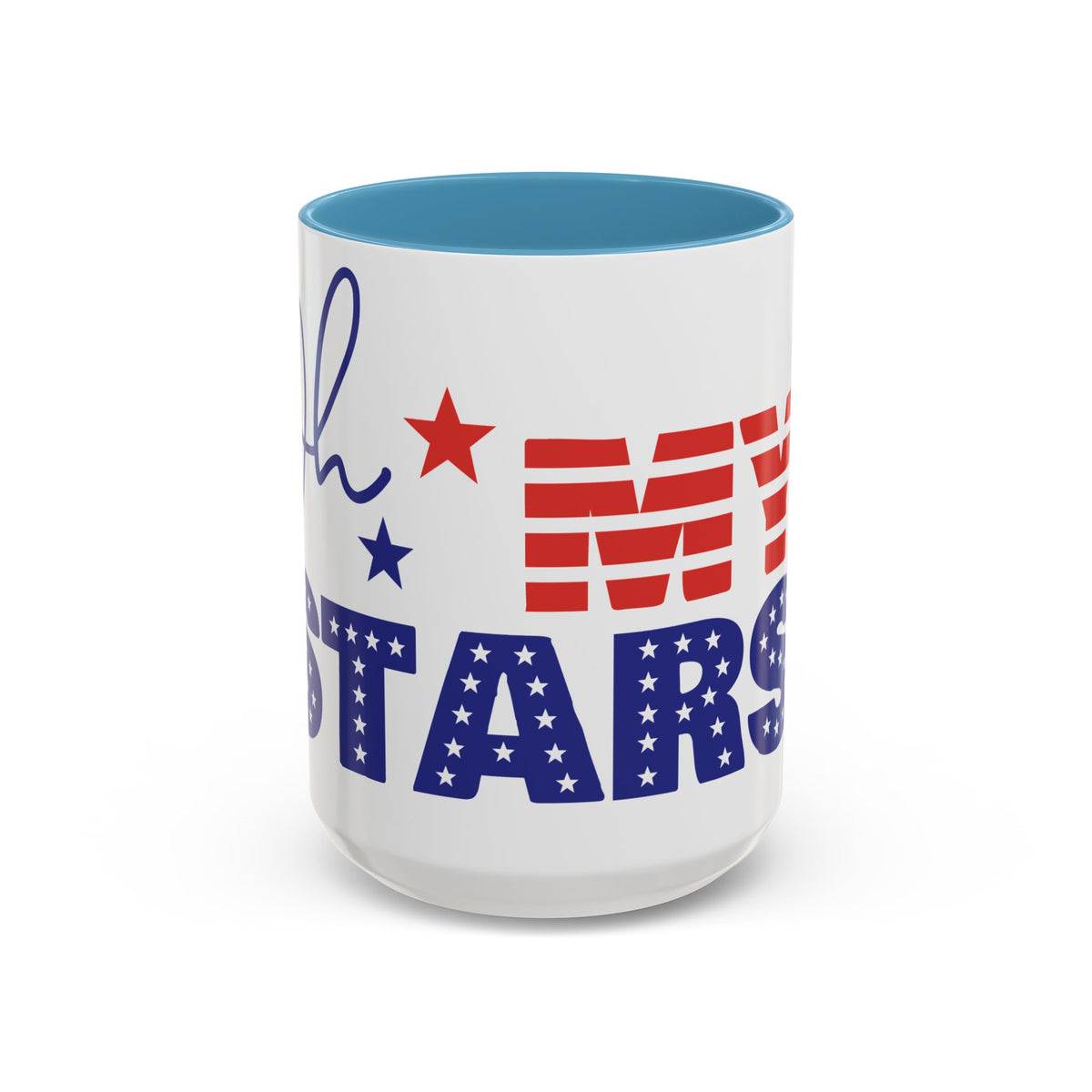 Coffee Mug - My Patriots Stars & Stripes Accent Mug (11/15oz)