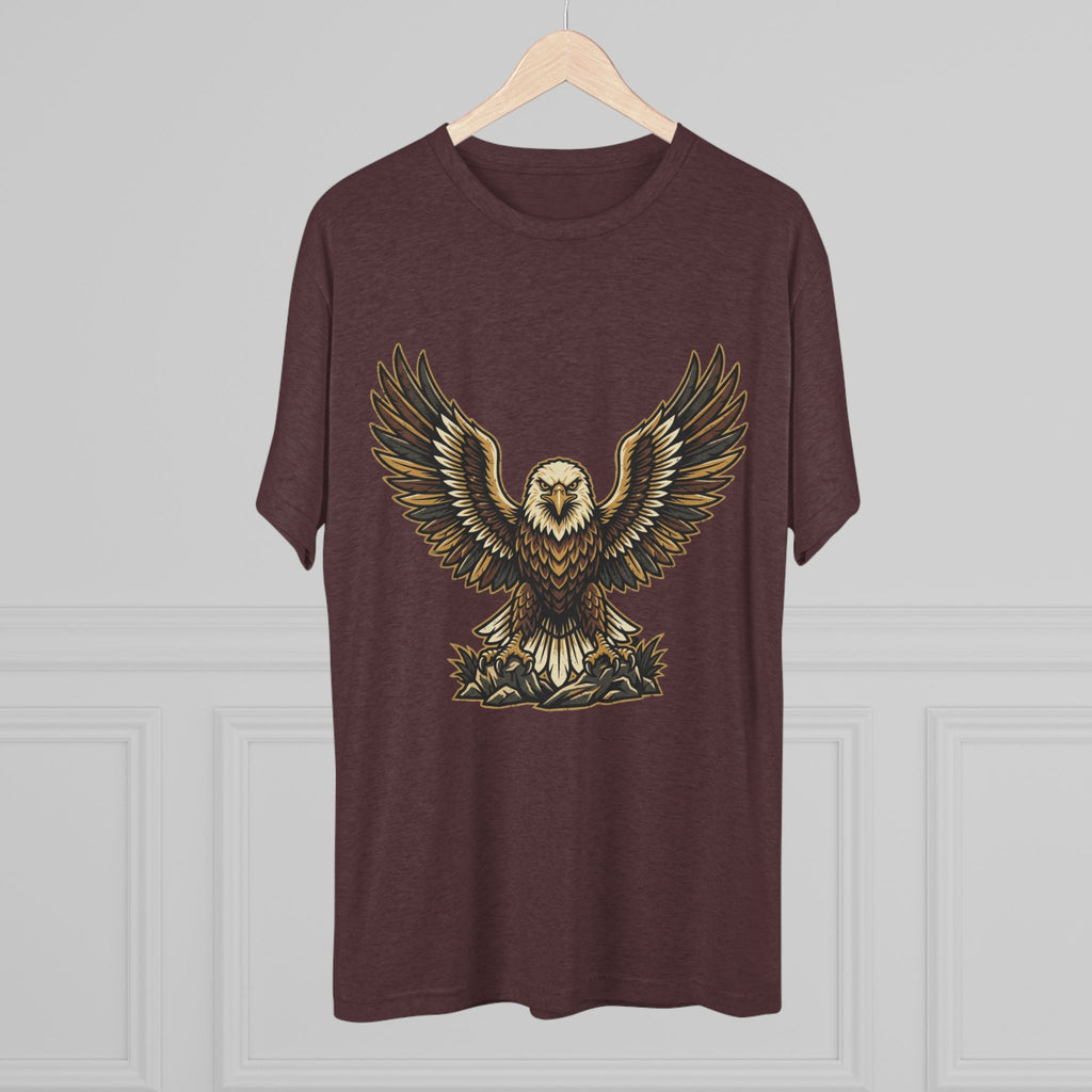 Vintage Eagle Graphic Tee — Bold Flying Eagle Illustration T-Shirt