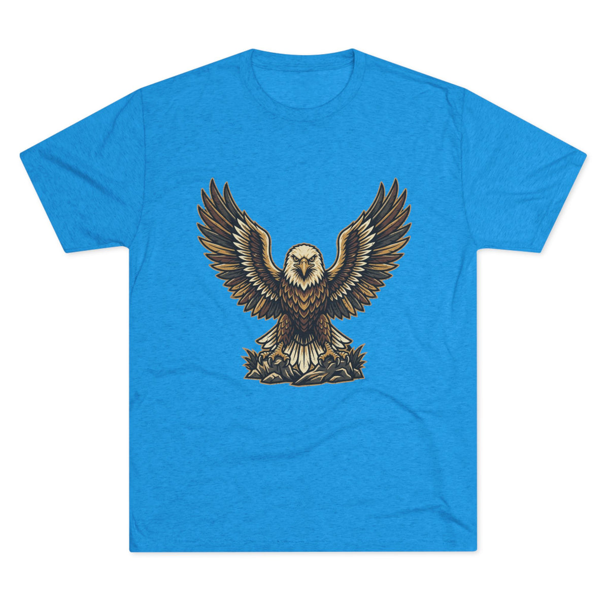 Vintage Eagle Graphic Tee — Bold Flying Eagle Illustration T-Shirt
