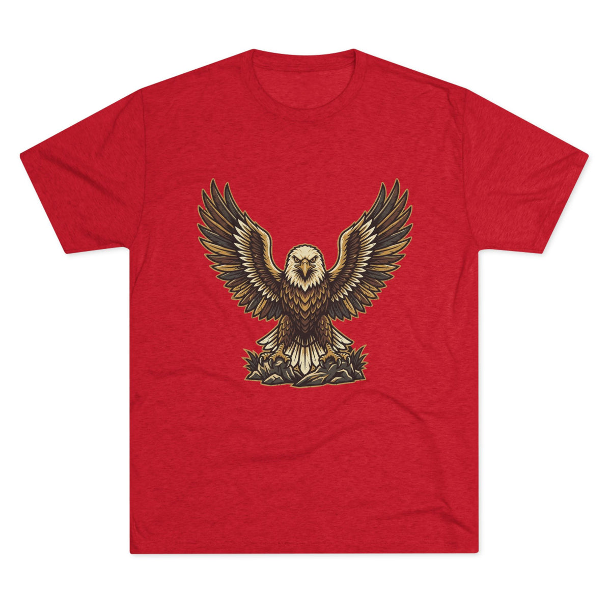 Vintage Eagle Graphic Tee — Bold Flying Eagle Illustration T-Shirt