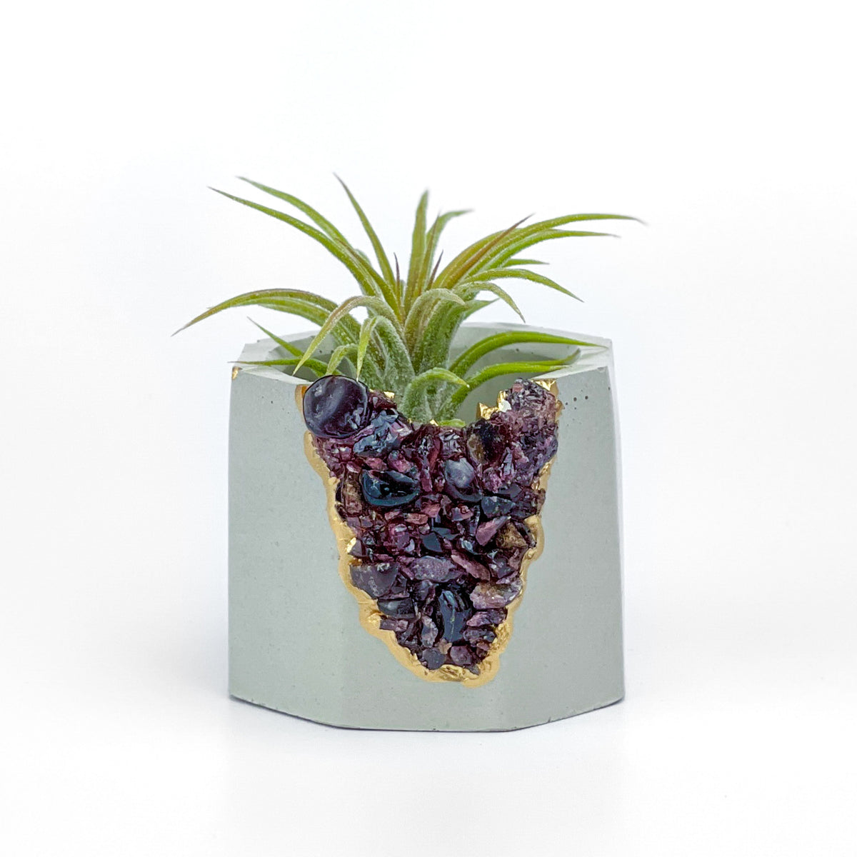 GARNET GEODE PLANTER
