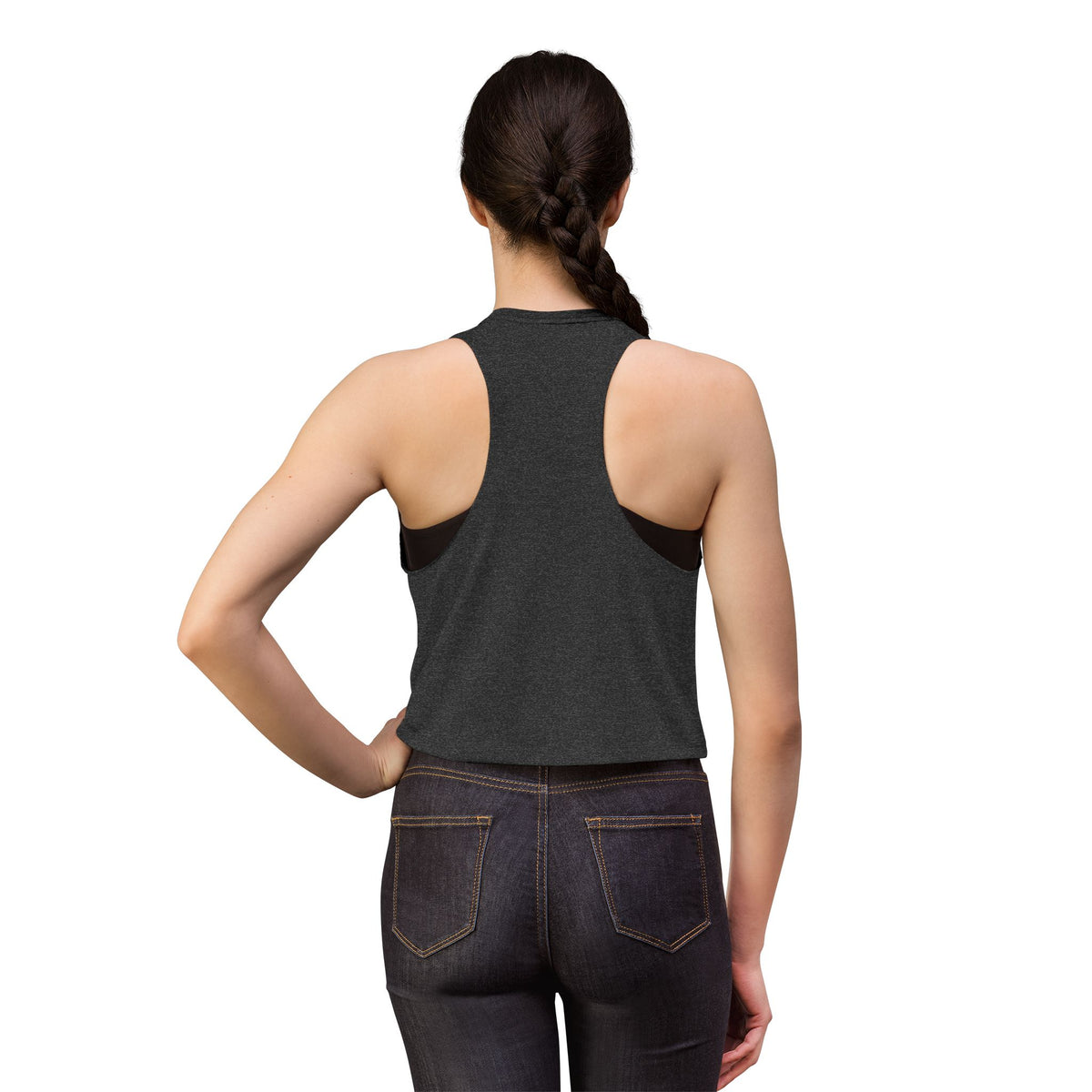 Go Girl Go Crop Top — Motivational Women's Sleeveless Tank