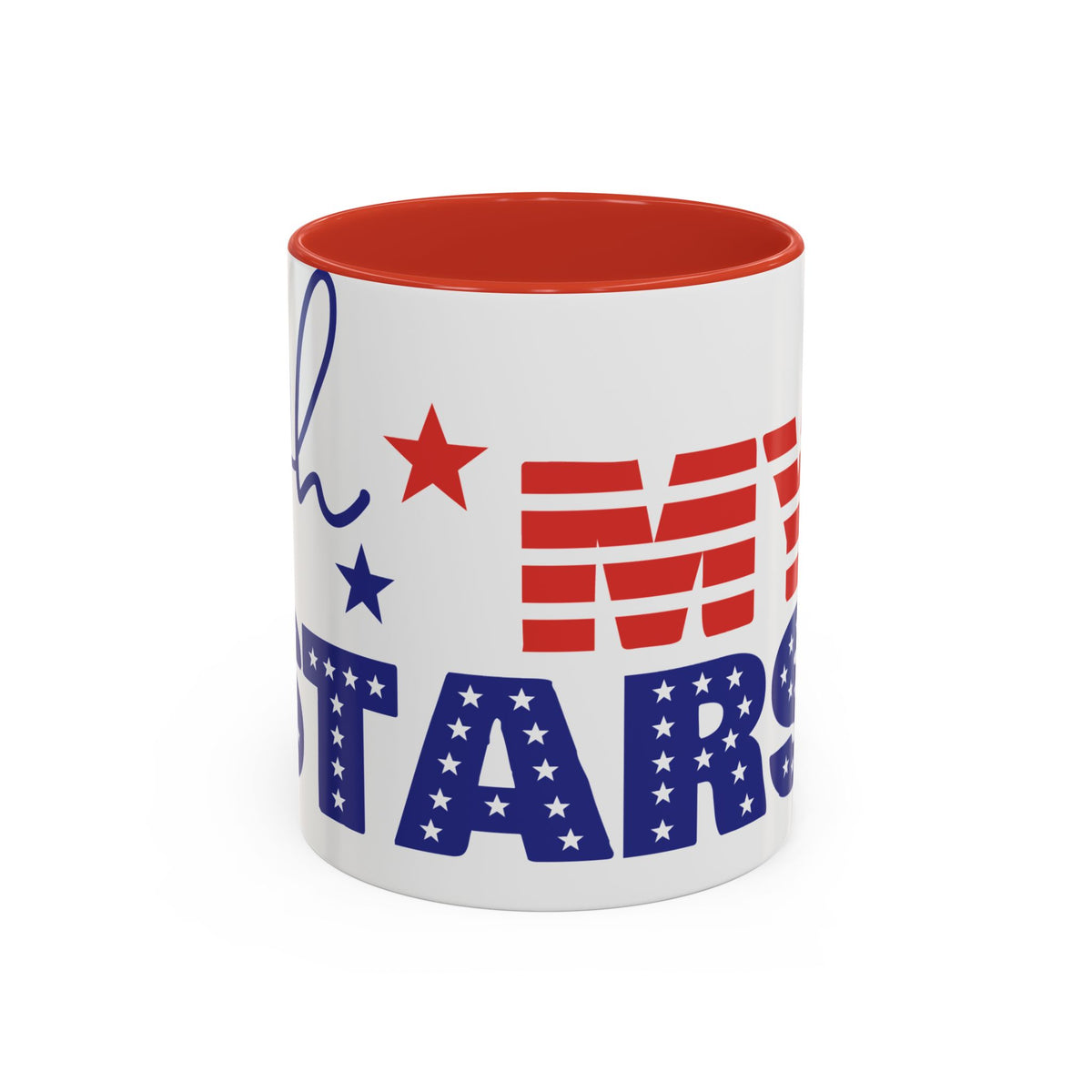 Coffee Mug - My Patriots Stars & Stripes Accent Mug (11/15oz)