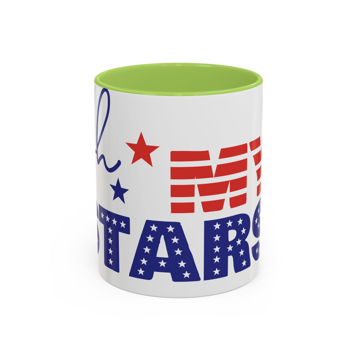 Coffee Mug - My Patriots Stars & Stripes Accent Mug (11/15oz)