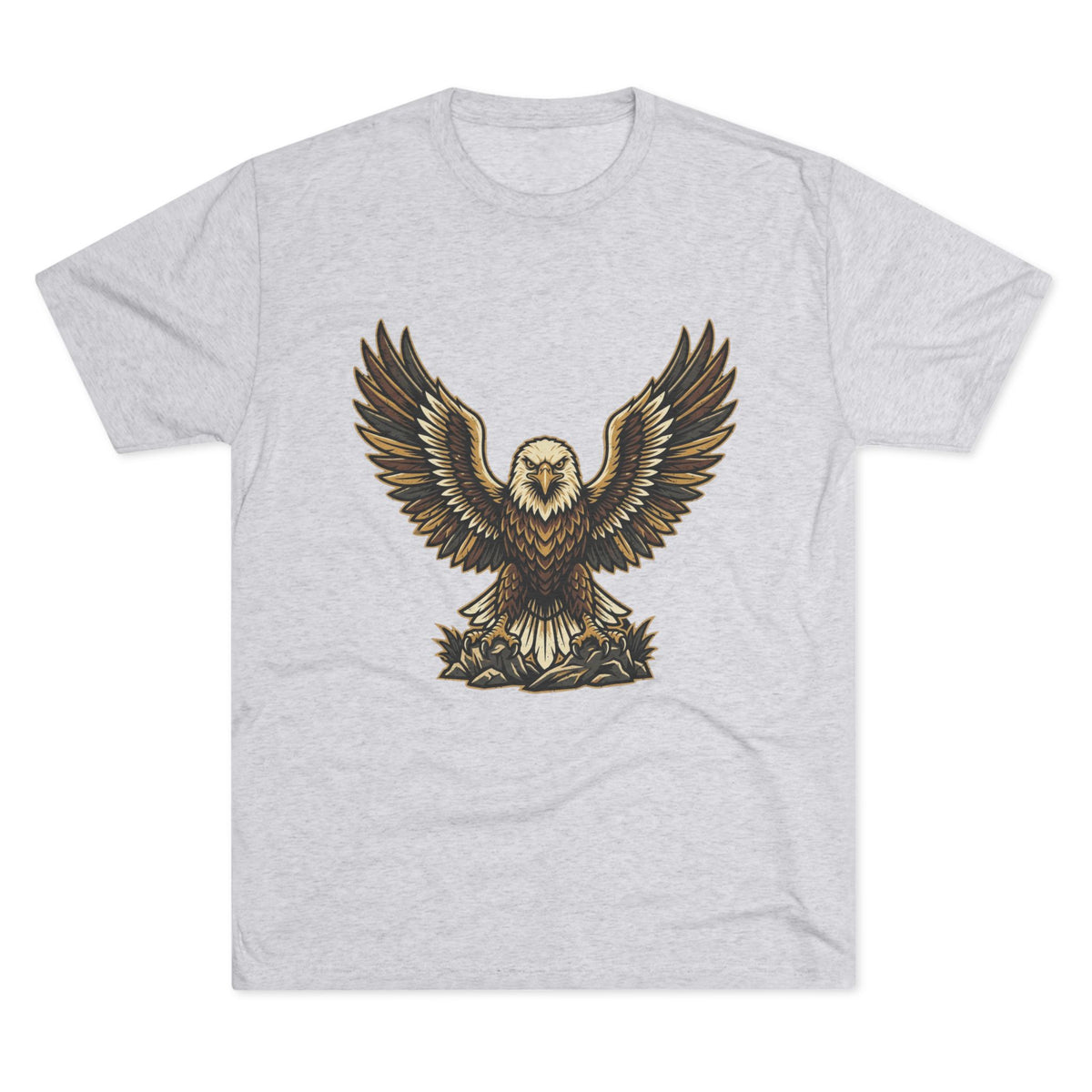 Vintage Eagle Graphic Tee — Bold Flying Eagle Illustration T-Shirt