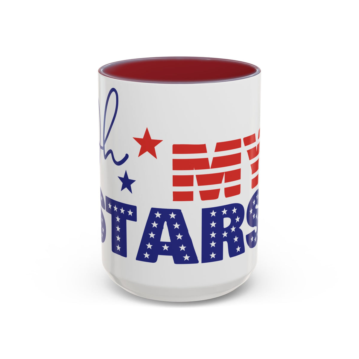 Coffee Mug - My Patriots Stars & Stripes Accent Mug (11/15oz)