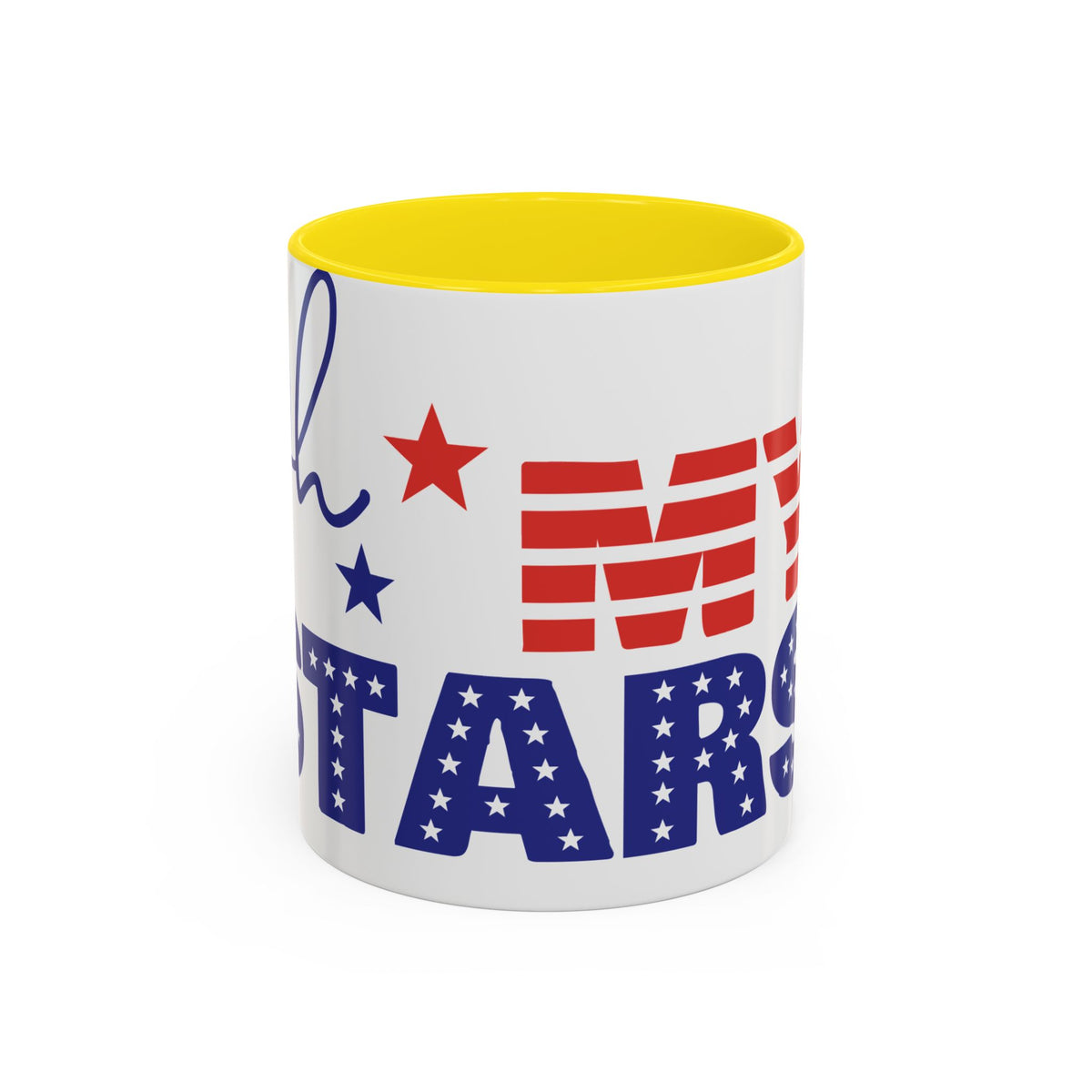 Coffee Mug - My Patriots Stars & Stripes Accent Mug (11/15oz)