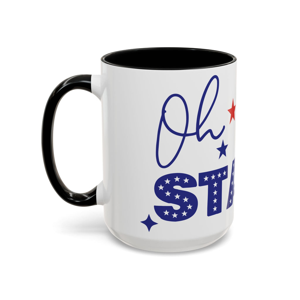Coffee Mug - My Patriots Stars & Stripes Accent Mug (11/15oz)