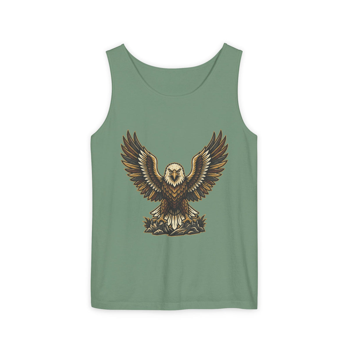 Eagle Wings Tank Top — Vintage Flying Eagle Graphic