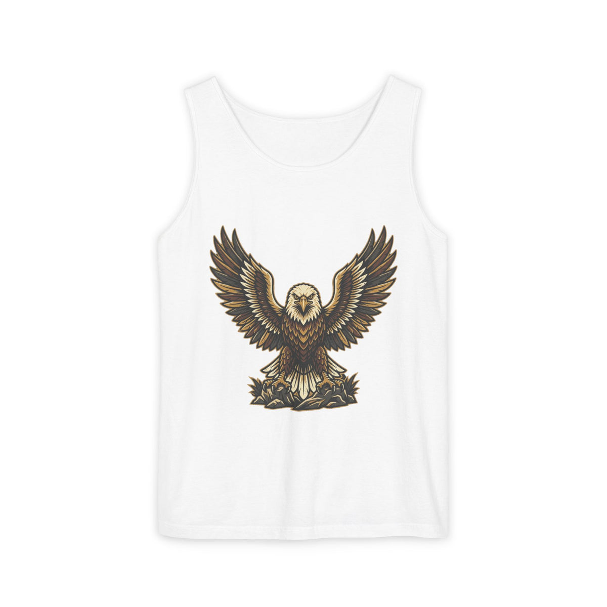 Eagle Wings Tank Top — Vintage Flying Eagle Graphic