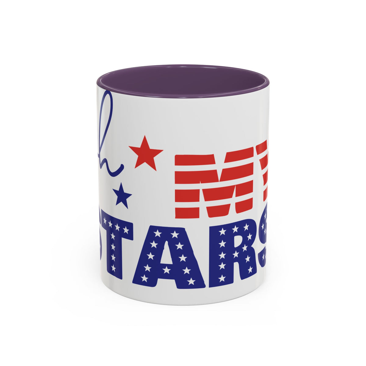Coffee Mug - My Patriots Stars & Stripes Accent Mug (11/15oz)