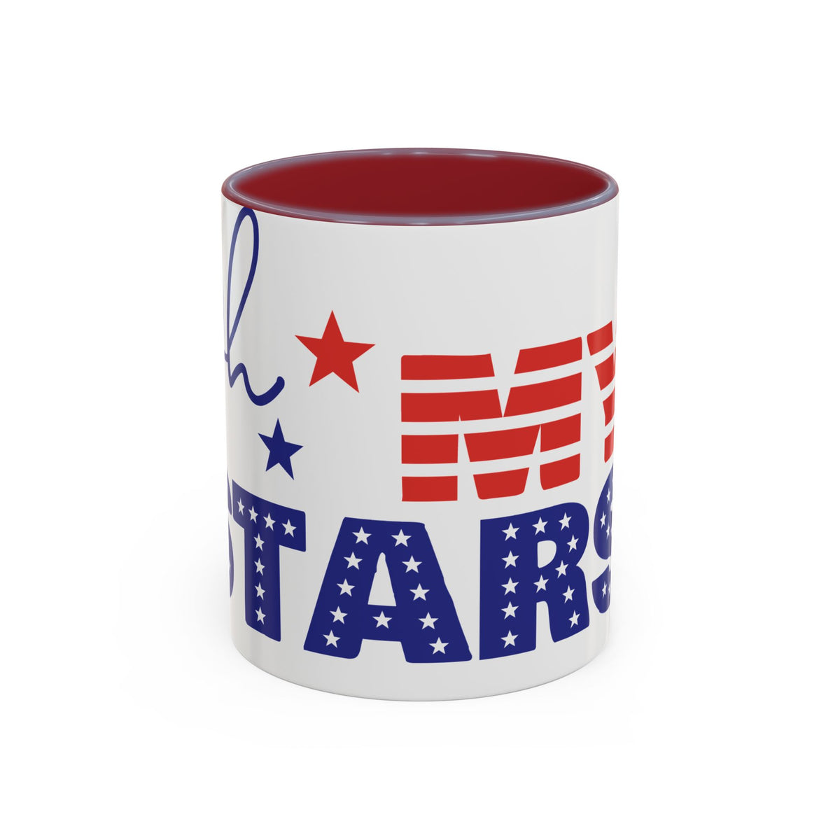 Coffee Mug - My Patriots Stars & Stripes Accent Mug (11/15oz)