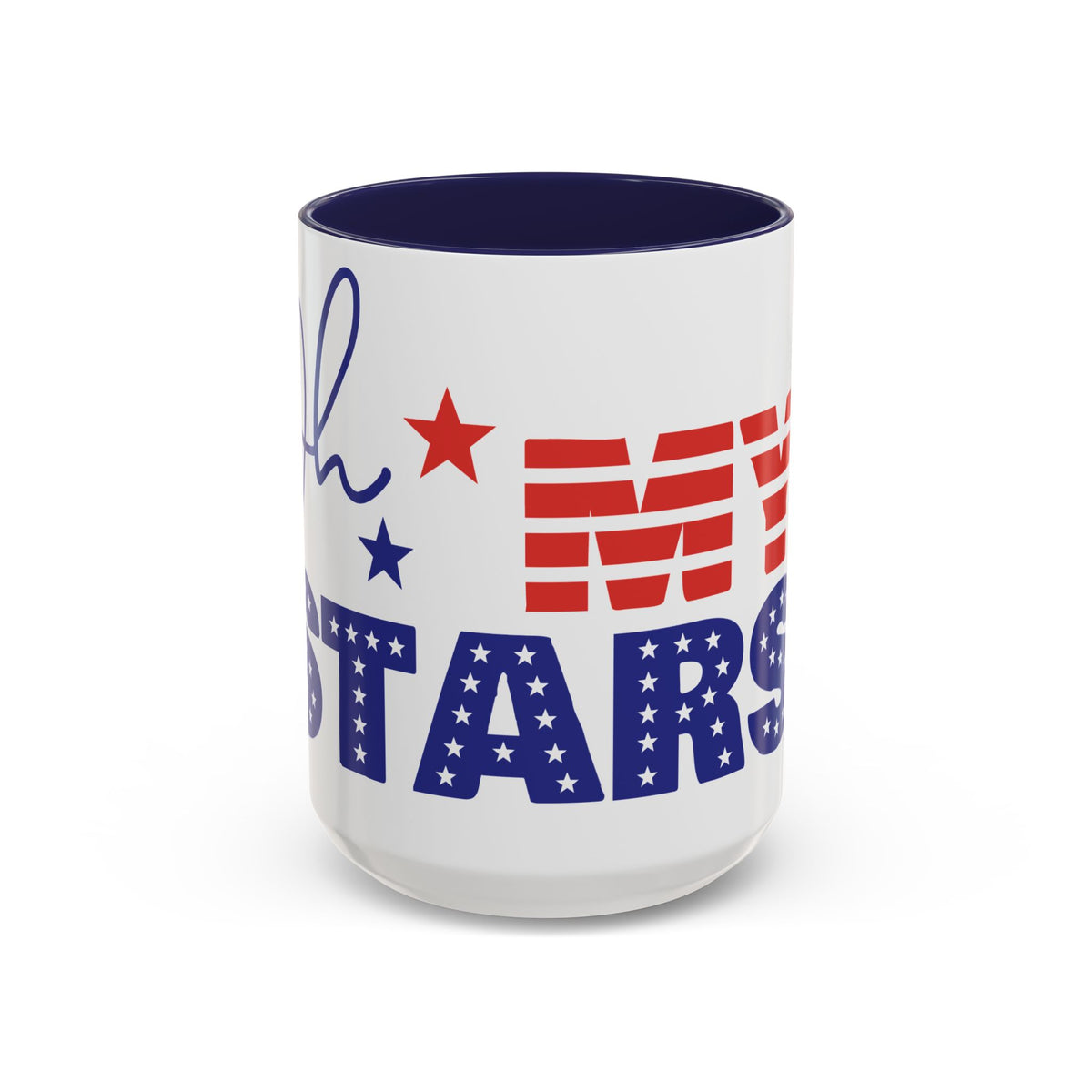 Coffee Mug - My Patriots Stars & Stripes Accent Mug (11/15oz)
