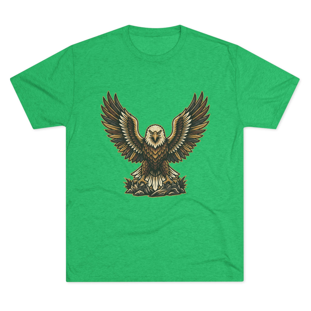 Vintage Eagle Graphic Tee — Bold Flying Eagle Illustration T-Shirt