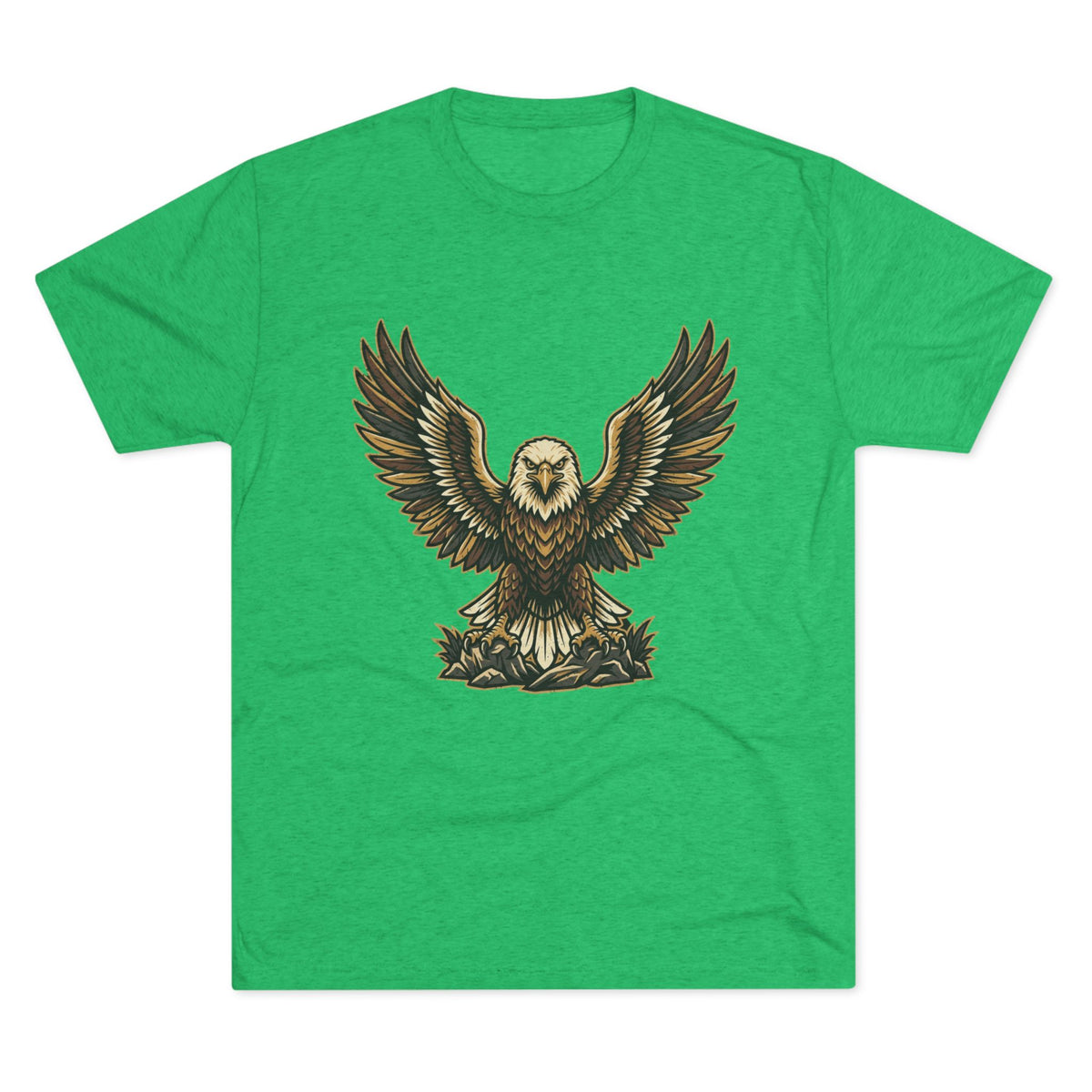 Vintage Eagle Graphic Tee — Bold Flying Eagle Illustration T-Shirt