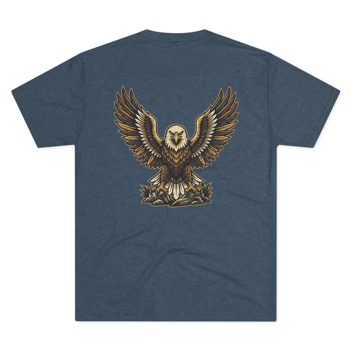 Vintage Eagle Graphic Tee — Bold Flying Eagle Illustration T-Shirt