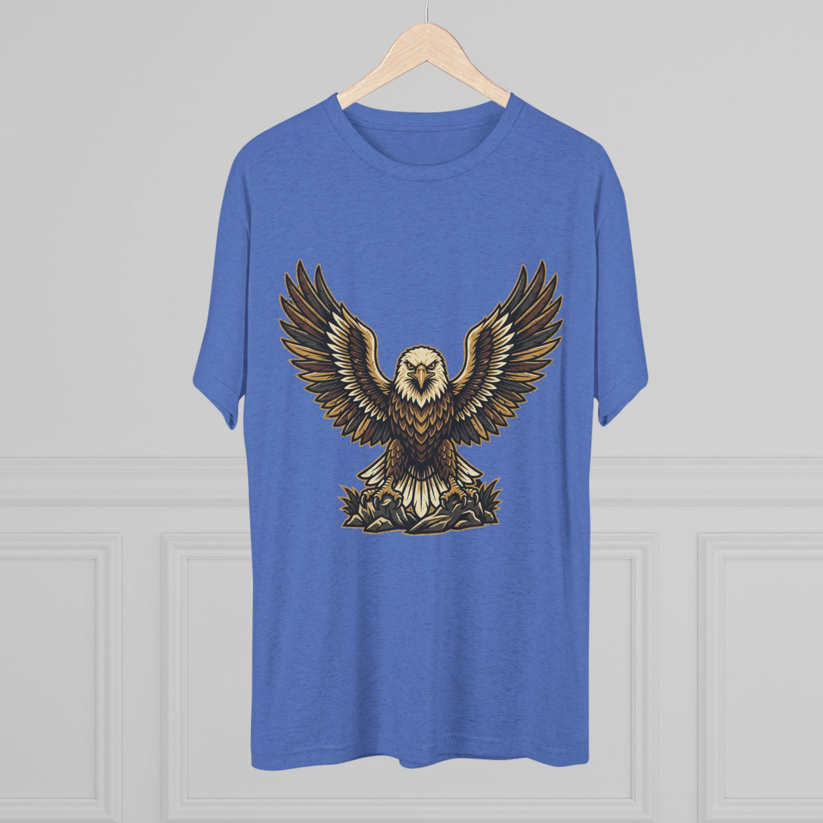 Vintage Eagle Graphic Tee — Bold Flying Eagle Illustration T-Shirt