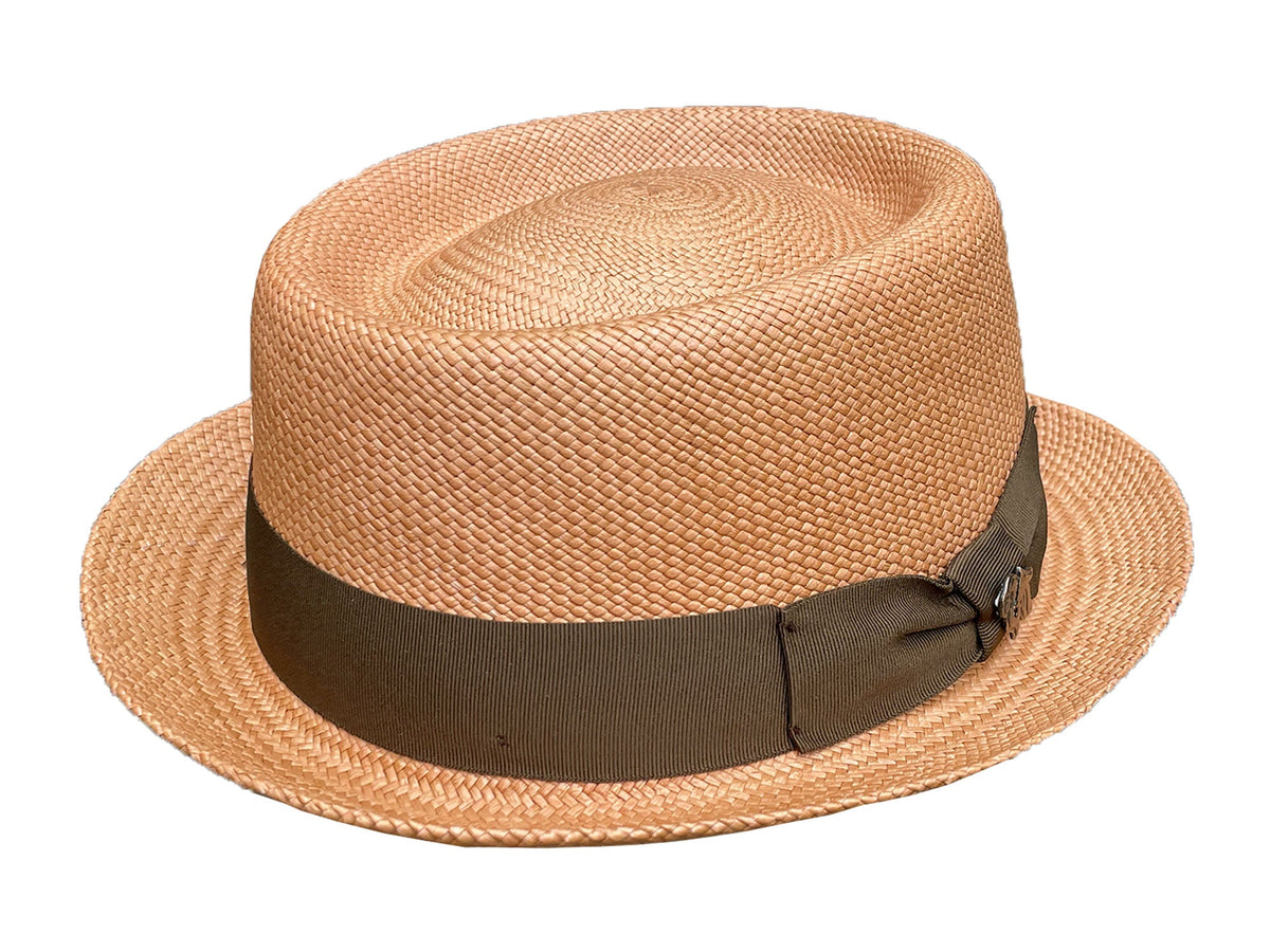 Pork Pie Trilby Panama Hat - Handwoven