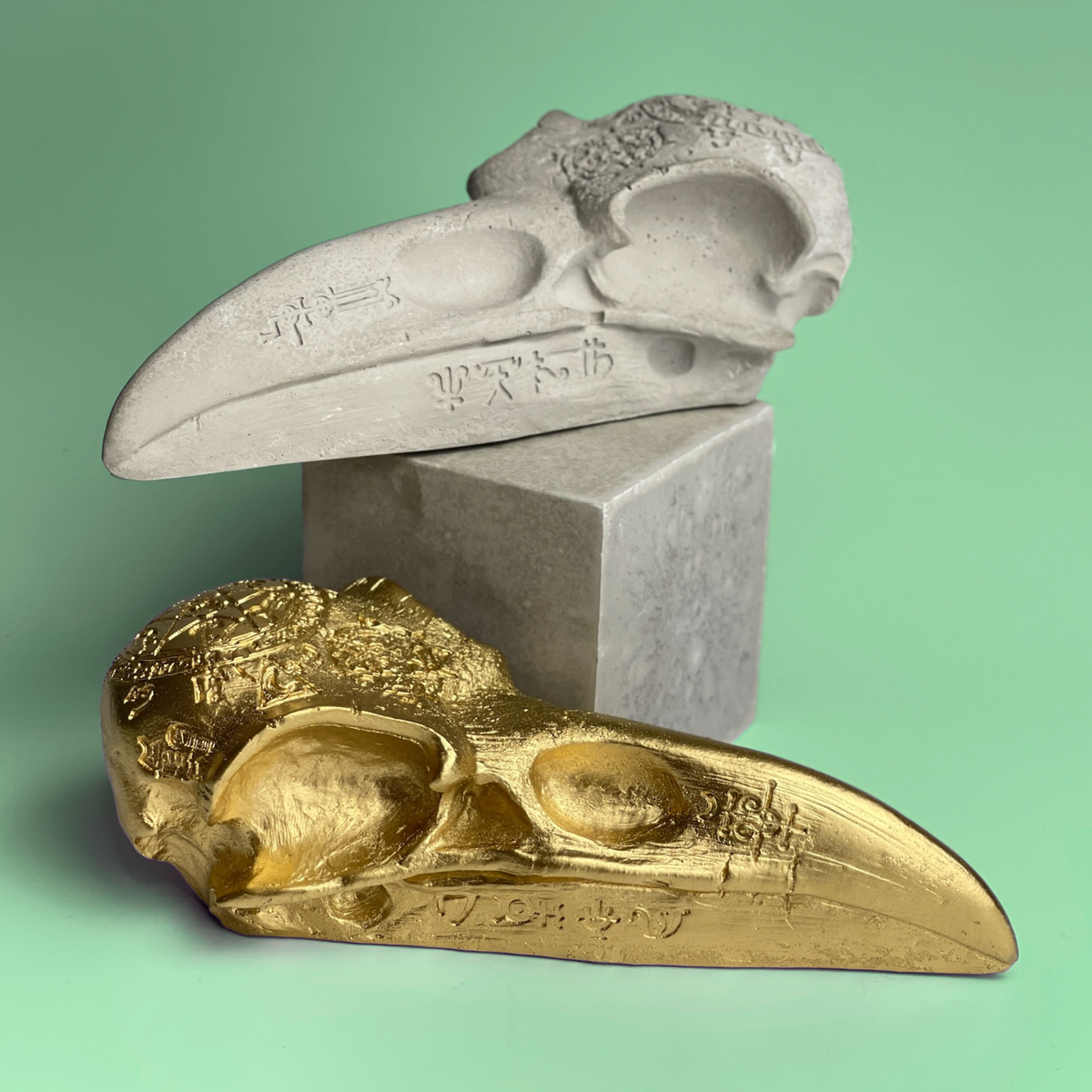 GOTHIC RAVEN SKULL