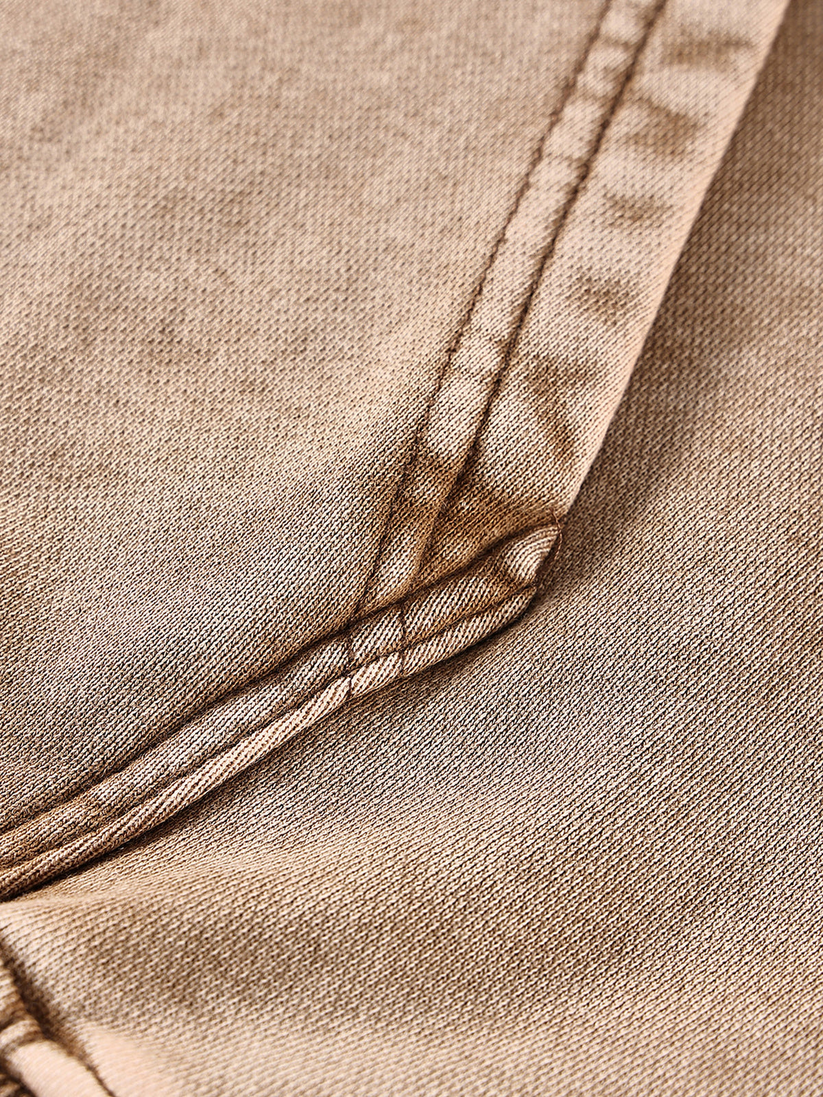 Snow Washed Loose Cotton Hoodie