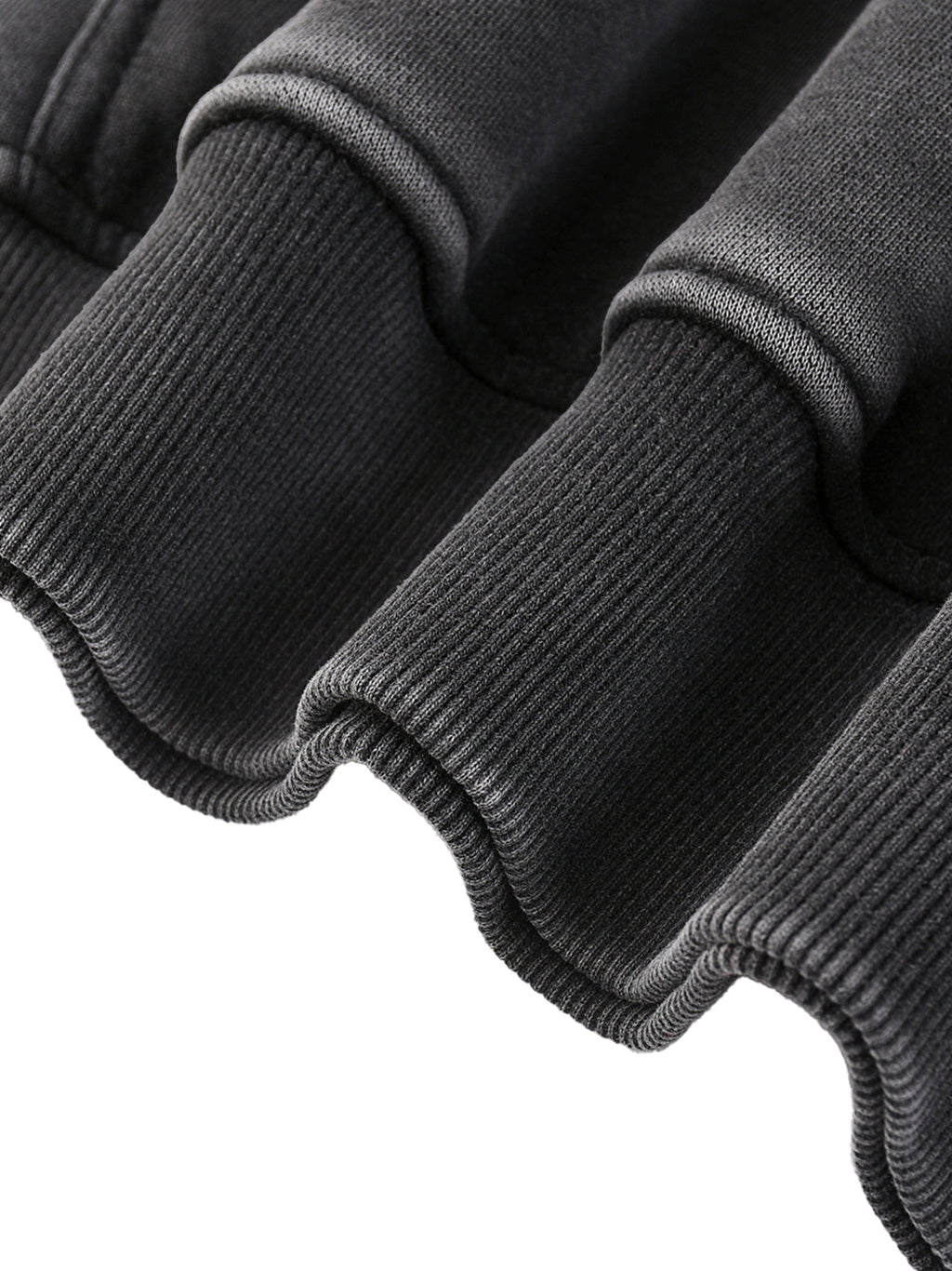 Snow Wash Fleece Oversize Hoodie