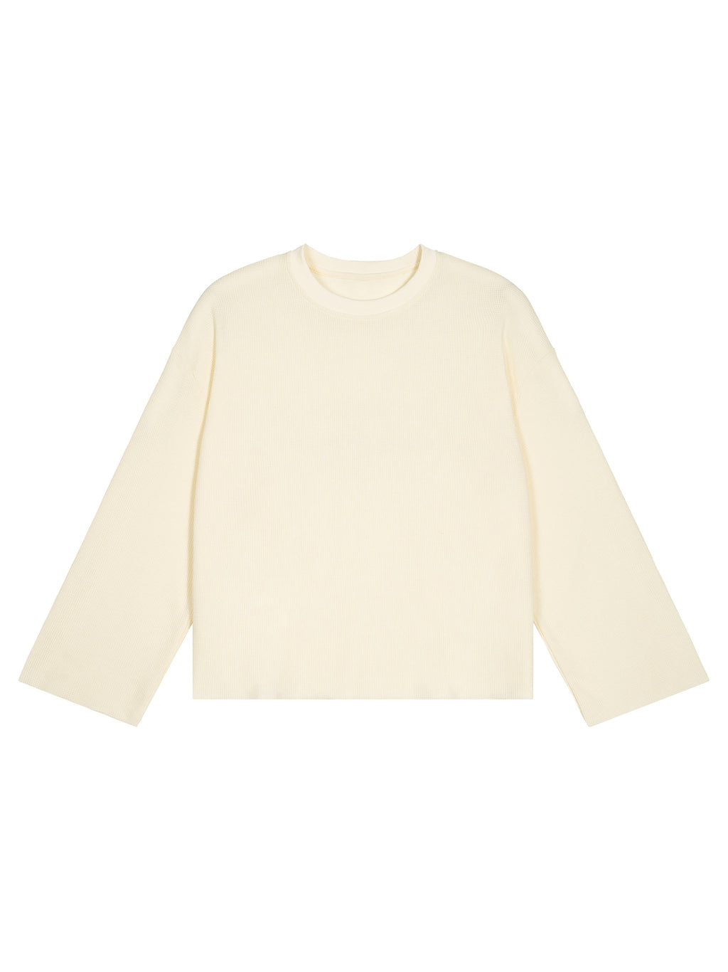 Waffle Raw Edge T-Shirt