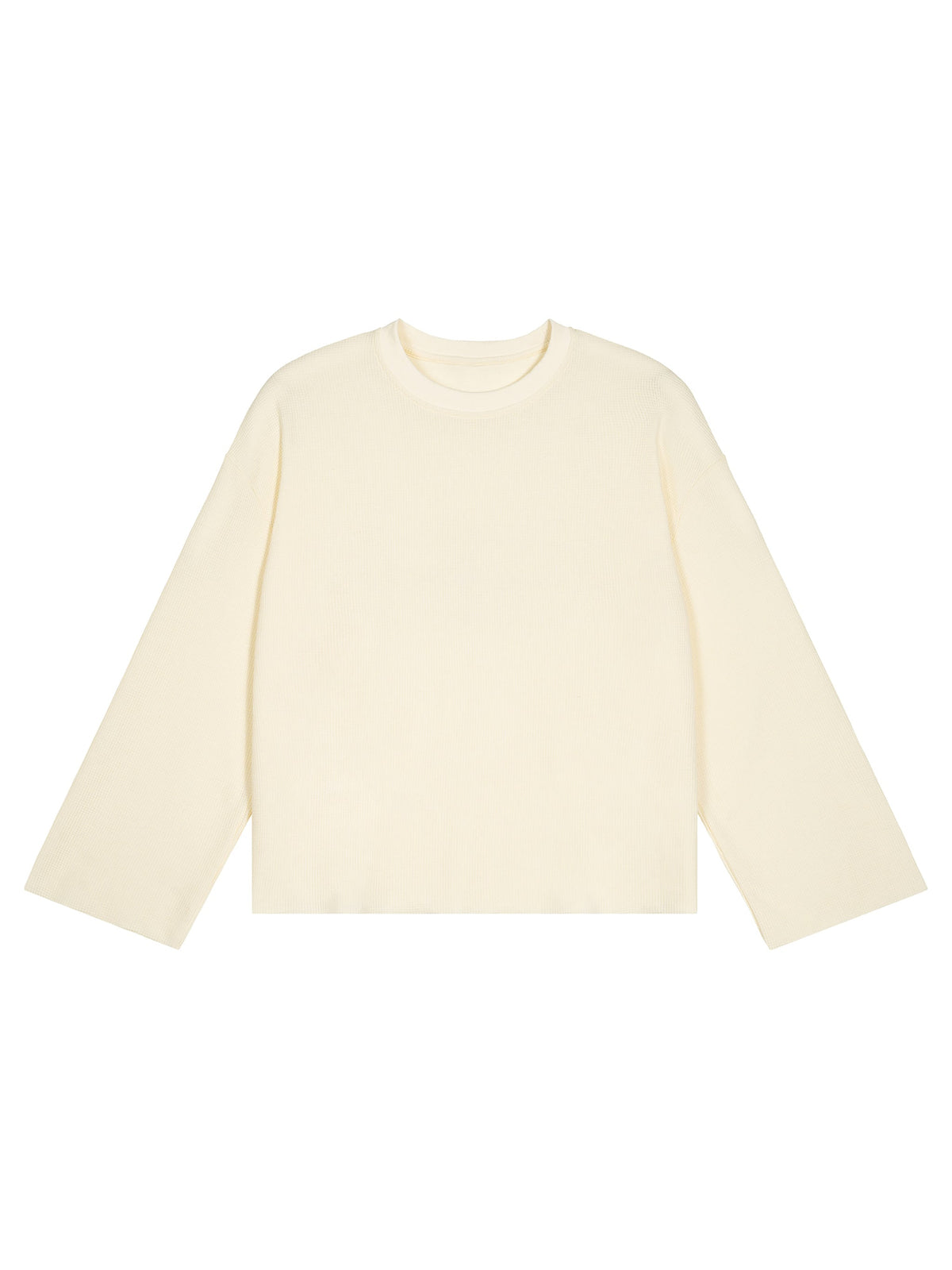Waffle Raw Edge T-Shirt